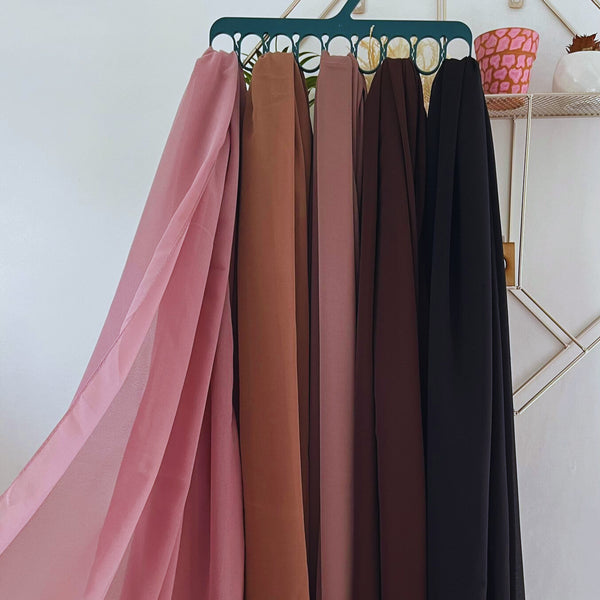 Chiffon Hijab Scarf | Choice of Colours & Sizes - Aisha and Amma